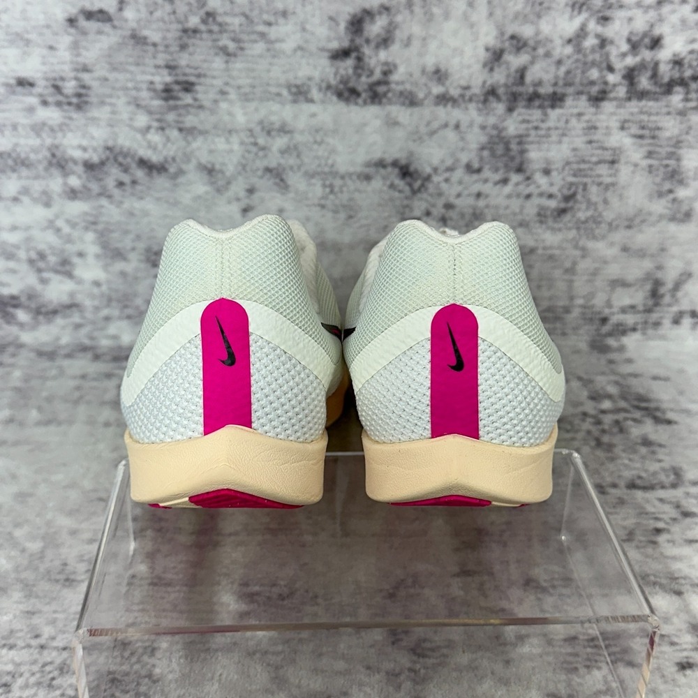 New No Box Nike Zoom Rival Distance Track Spikes Men's Size 11 White Pink DC8725 - Picture 6 of 9